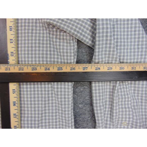 Vineyard Vines Shirt Mens 2XL Slim Fit‎ Tucker Green White Gingham Check - Picture 7 of 8